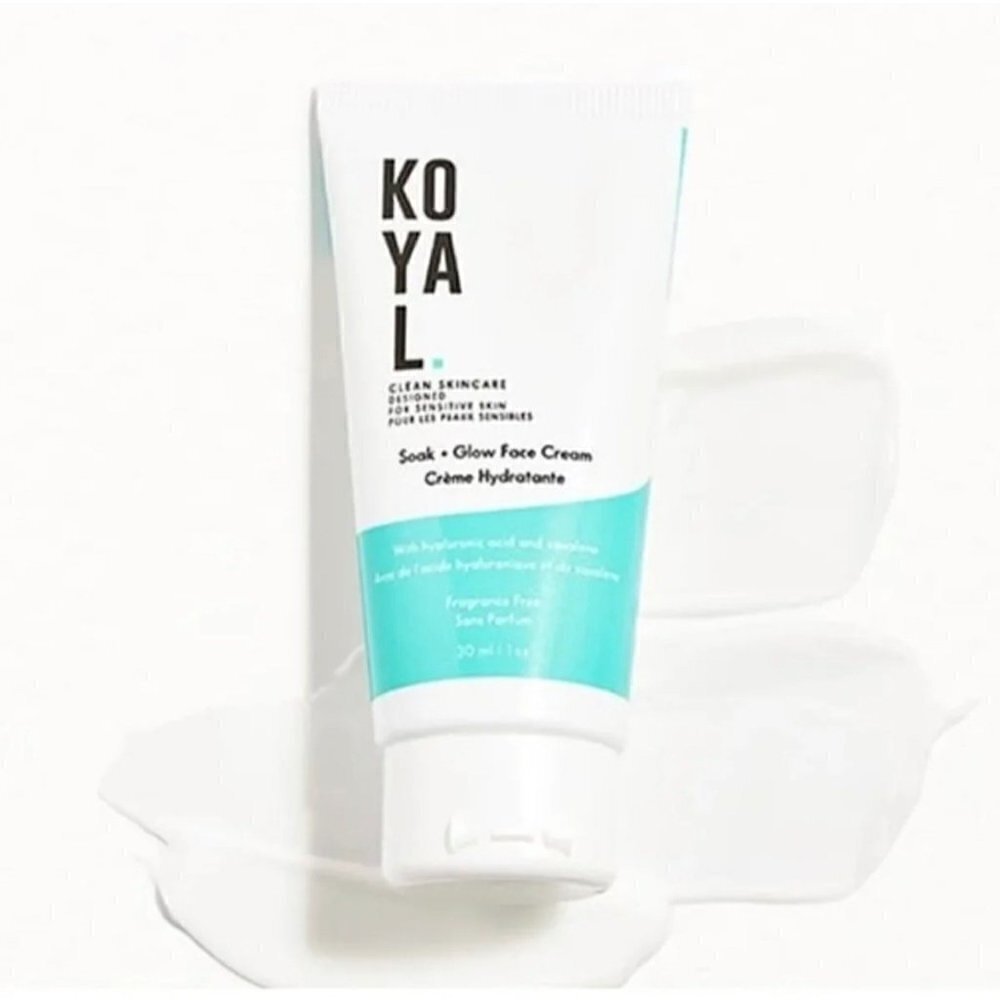 Koyal Beauty New Sealed Soak + Glow Face Cream Moisturizer Skincare 30mL/1oz